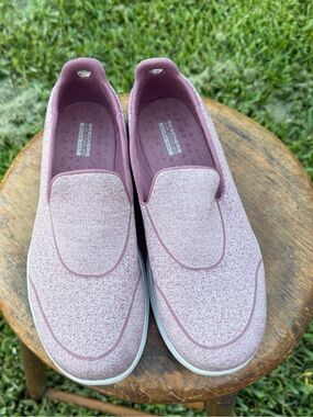 Skechers Pink Slip-On Walking Shoes